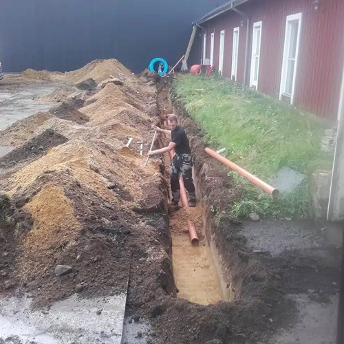 kloakservice med udgravning i Billund