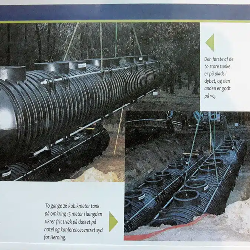 kloakservice med faskine installation